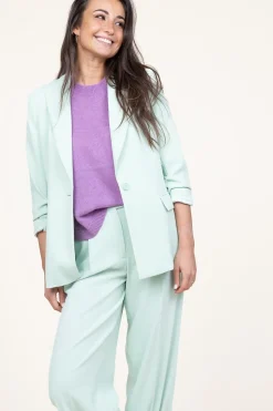Hot Dante 6 Crepe Blazer Daya | Green... | | Little Soho