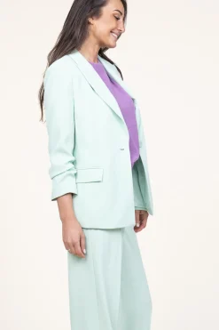 Hot Dante 6 Crepe Blazer Daya | Green... | | Little Soho