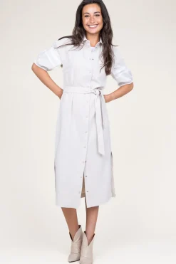 Outlet Dante 6 Crepe Button-Down Dress Zadie | Natural... | | Little Soho