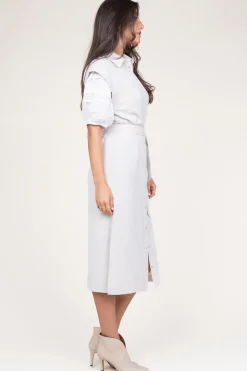 Outlet Dante 6 Crepe Button-Down Dress Zadie | Natural... | | Little Soho