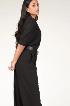 New Dante 6 Crepe Top Malina | Black... | | Little Soho