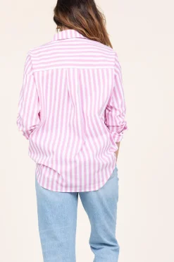 Discount CC Heart Crispy Cotton Blouse Harper | Pink... | | Little Soho