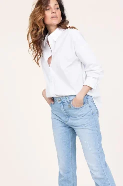 Cheap CC Heart Crispy Cotton Blouse Harper | White... | | Little Soho