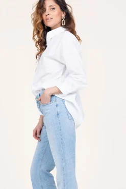 Cheap CC Heart Crispy Cotton Blouse Harper | White... | | Little Soho