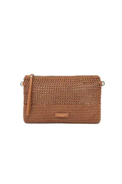 Online Gianni Chiarini Crochet Clutch Victoria | Camel... | | Little Soho
