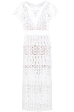 Clearance Liu Jo Crochet Dress With Slip Dress Florio | White... | | Little Soho