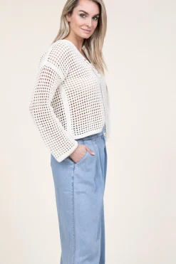 Discount Liu Jo Crochet Sweater Nubia | Natural... | | Little Soho