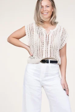 New Co'Couture Crochet Top Corma | Natural... | | Little Soho