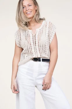 New Co'Couture Crochet Top Corma | Natural... | | Little Soho