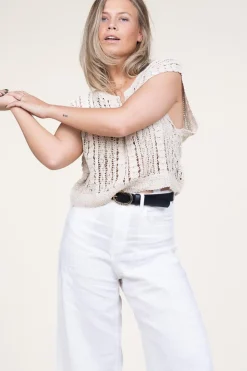 New Co'Couture Crochet Top Corma | Natural... | | Little Soho