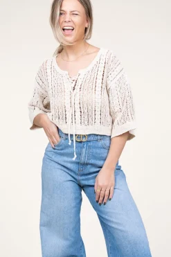 Sale Co'Couture Crochet Top Corma | Natural... | | Little Soho