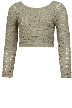 Best ba&sh Crochet Top Marc | Green... | | Little Soho