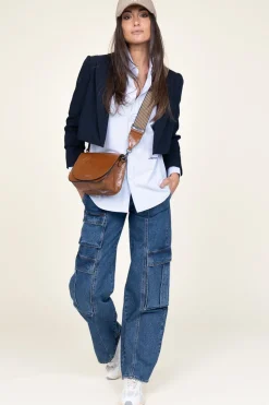 Cheap Co'Couture Cropped Blazer Vola | Blue... | | Little Soho