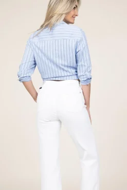 Cheap Liu Jo Cropped Blouse Battaglia | Blue... | | Little Soho