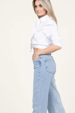 Cheap Liu Jo Cropped Blouse Battaglia | White... | | Little Soho