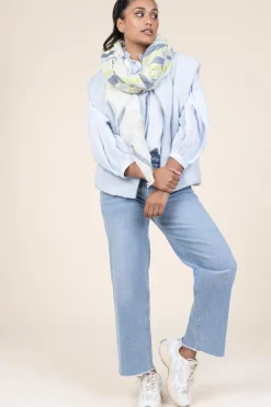 Cheap Dante 6 Cropped High-Waist Stretch Jeans Hay | Blue... | | Little Soho