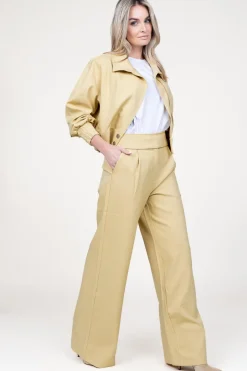 Discount Aaiko Cropped Jacket Vina | Yellow... | | Little Soho