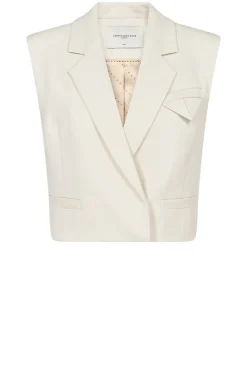 Cheap Copenhagen Muse Cropped Waistcoat Tailor | Natural... | | Little Soho