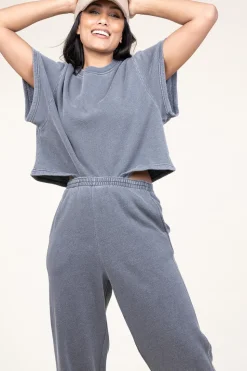 Cheap American Vintage Cropped Washed Soft Sweater Dafstreet | Grey... | | Little Soho