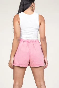 Hot Ibana Denim Cargo Short Samari | Pink... | | Little Soho