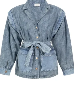 Discount Aaiko Denim Jacket/Waistcoat Julina | Blue... | | Little Soho