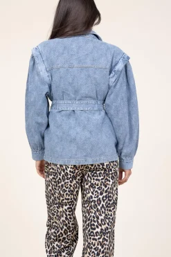 Discount Aaiko Denim Jacket/Waistcoat Julina | Blue... | | Little Soho