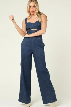 Best Liu Jo Denim Jumpsuit Lizrael | Blue... | | Little Soho