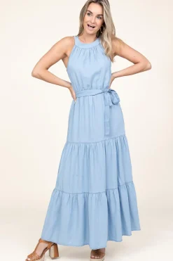 Best Kocca Denim Maxi Dress Ailenn | Blue... | | Little Soho
