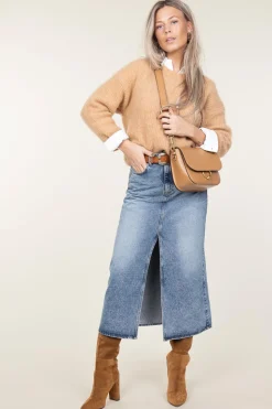 Discount Co'Couture Denim Skirt Vika | Blue... | | Little Soho