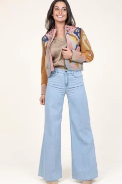 Best 45374 Denim Wide Leg Jeans Mumbai | Blue... | March23 | Little Soho