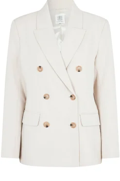 Outlet Second Female Double Breasted Blazer Evie | Natural... | | Little Soho