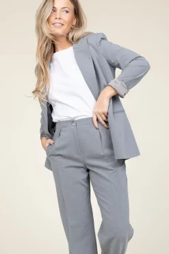 Cheap Dante 6 Double Breasted Blazer Frame | Grey... | | Little Soho