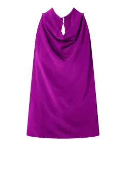 Discount ba&sh Draped Top Tindy | Purple... | | Little Soho