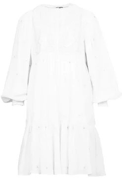 Discount Scarlett Poppies Dress With Embroidery Details Nostalgic | Natural... | | Little Soho