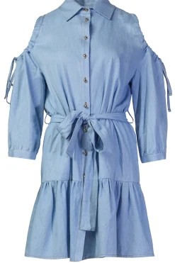 Store Liu Jo Dress With Open Shoulders Lilly | Blue... | | Little Soho