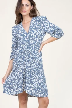 Online Second Female Dress With Print Jo | Grey... | | Little Soho