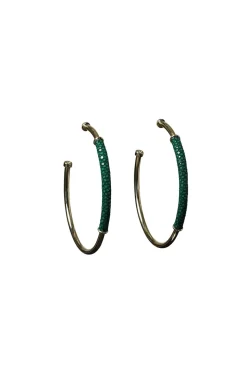 Fashion Barong Barong Earrings Saphira Basic Large | Green... | | Little Soho