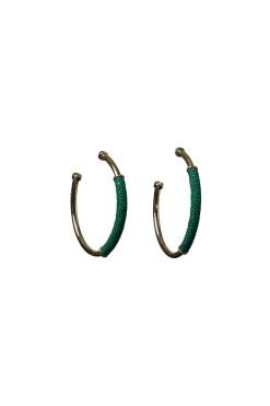 Cheap Barong Barong Earrings Saphira Basic Medium | Green... | | Little Soho