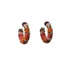 Best Sale Barong Barong Earrings Saphira Beads Small | Orange... | | Little Soho