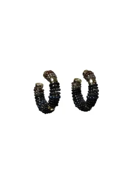 Cheap Barong Barong Earrings Saphira Beads Small | Black... | | Little Soho