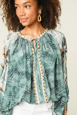 New Barong Barong Earrings Saphira Duo | Beige... | | Little Soho