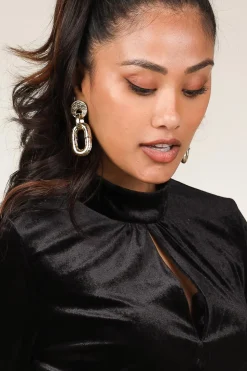 Clearance Barong Barong Earrings Saphira Duo | Gold... | | Little Soho