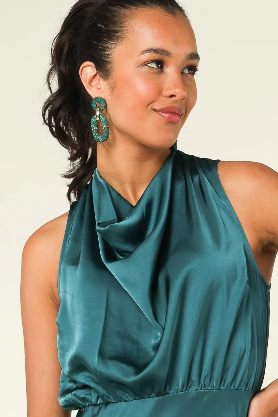 Online Barong Barong Earrings Saphira Duo | Green... | | Little Soho