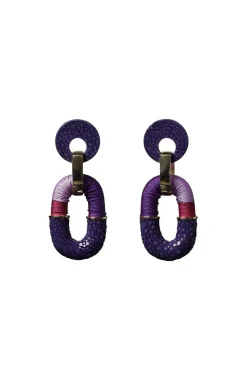 Discount Barong Barong Earrings Saphira Duo | Purple... | | Little Soho