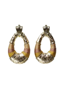 Store Barong Barong Earrings Saphira Fleur De Lis | Gold... | | Little Soho