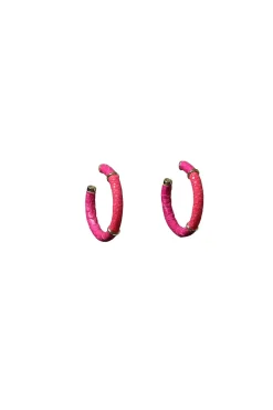 Flash Sale Barong Barong Earrings Saphira Full Moon Small | Pink... | | Little Soho