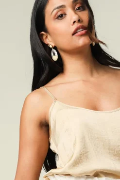 Best Barong Barong Earrings Saphira Happy Ufo | Natural... | | Little Soho