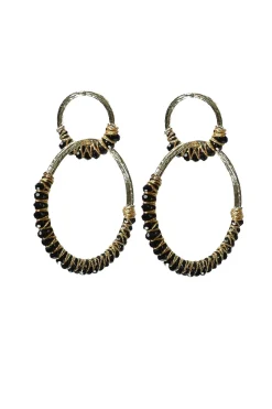 Fashion Barong Barong Earrings Saphira Twin | Black... | | Little Soho