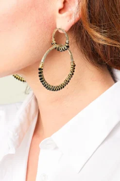 Fashion Barong Barong Earrings Saphira Twin | Black... | | Little Soho