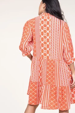 Store Lollys Laundry Ecovero Dress With Print Sabine | Red... | | Little Soho